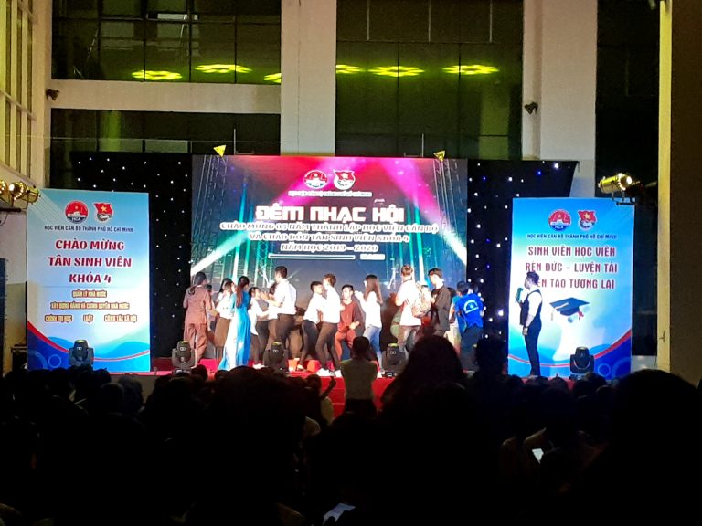Đêm Nhạc Hội Chào Đón Tân Sinh Viên – Tại Học Viện Cán Bộ TP.HCM